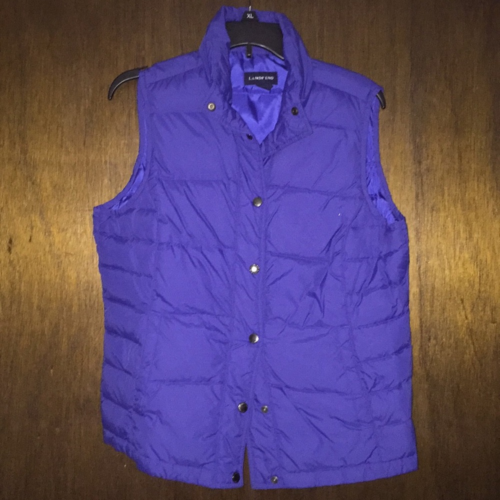 Blue puffer vest 🍁🍂